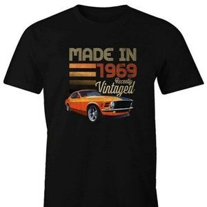 Mens Birthday Retro Vintage Vintage Vintage Seventies 70s Car Fun Shirt